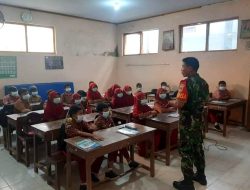 Para Siswa SD Negeri 5 Troso Diberi Materi Wasbang dan Bela Negara
