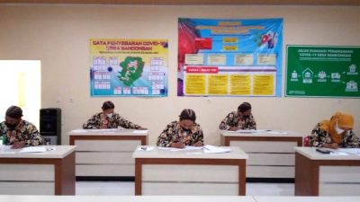 Lima Calon Kadus Jurang Ikuti Tes Seleksi Perangkat Desa