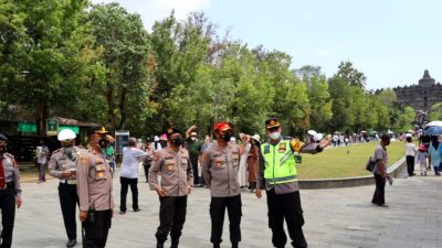 Pos Pelayanan Borobudur Terima Kunjungan Direktur Pamobvit Polda Jateng