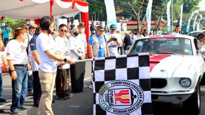 Sambut Peringatan Hari Jadi Kota Magelang dan Bhayangkara, Digelar Rally Mobil Kuno