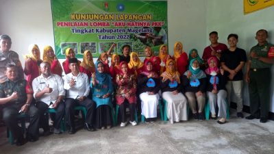 Tim Penilai Lomba “Aku Hatinya PKK” Kabupaten Magelang Kunjungi Desa Kalinegoro