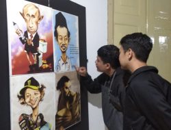 Sambut Hari Bhayangkara Ke-76, Warga Kota Magelang Disuguhi Pameran Drawing