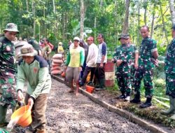 Pastikan Pekerjaan Selesai Tepat Waktu, Dandim 0705/Magelang Kunjungi Lokasi TMMD