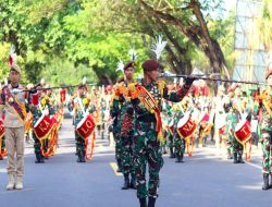 Peringatan Hari Jadi Desa Sagara Katon Dimeriahkan Drumband Satlat 1 Macan