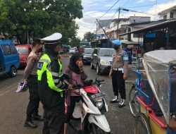 Hari ke-6, Tim Ops Patuh Polres Sinjai Kembali Imbau Pengendara Tertib Berlalu Lintas