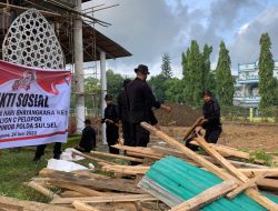 Brimob Bone Laksanakan Baksos Jelang Hari Bhayangkara, Sasar Rumah Ibadah 