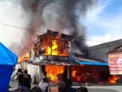 Kebakaran Terjadi di Pasar Kampung Air Simeulue