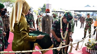 Didampingi Danrem 072/Pamungkas, Kasad Resmikan Gedung Makodim 0709/Kebumen