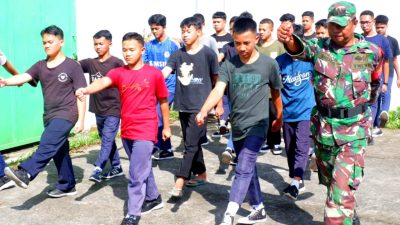 Santri Baru SMA Al-I’tisom Grabag Dilatih PBB dan TUB