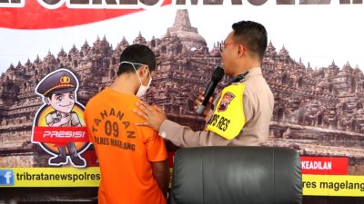 Bobol Minimarket, Pria Asal Sleman Ini Diamankan Polres Magelang