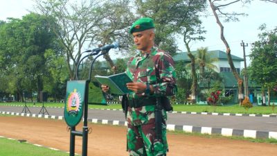 Wadan Rindam IV/Diponegoro Pimpin Upacara Tujuhbelasan Bulan Juli 2022