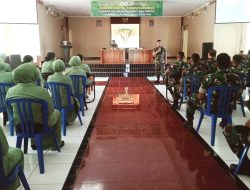 Prajurit dan Persit Yonarmed 11 Kostrad Terima Pengarahan Bintal Divif 2 Kostrad