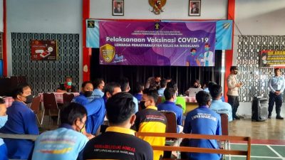 360 Warga Binaan Lapas Kelas IIA Magelang Ikuti Vaksinasi Covid-19