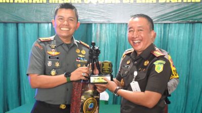 Jaga Sinergitas, Kodim Wonosobo Lakukan Komsos Dengan Aparat Pemerintah
