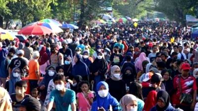 Pedagang dan Pengunjung CFD di Jalan Kusmanto Klaten Diminta Bawa Pulang Sampah