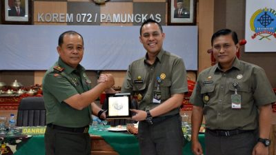 Korem 072/Pamungkas Terima Sosialisai PMB dari UNJANI Bandung