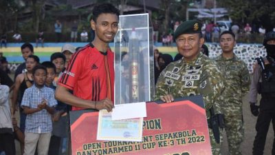 Kesebelasan PSKP Secang Juarai Danyonarmed 11 Cup Ke-3