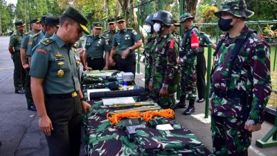 Upacara Gelar Kesiapan Latihan Berganda Kadet Mahasiswa S-1 Unhan TA 2022