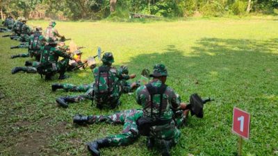 Yonarmed 11 Kostrad Gelar Lomba Menembak Antar Baterai