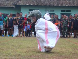 Dengan Semangat Menggelegar, Yonarmed 11 Kostrad Gelar Lomba Agustusan