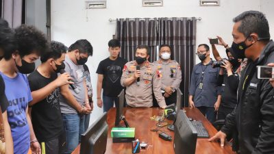 Judi Online Terbesar di Jateng Digrebek, 6 Pelaku Ditangkap