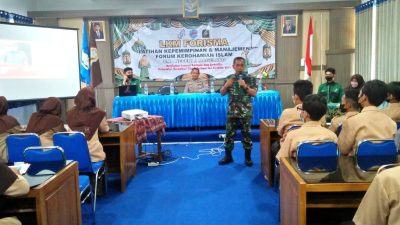 Siswa-Siswi SMA Negeri 3 Kota Magelang Terima Penyuluhan dari TNI