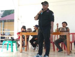 H. Muslimin, Sponsor Utama Sekaligus Membuka Turnamen Sepak Bola Mini WTB Cup III