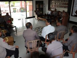 Bahas Situasi Kamtibmas, Kapolres Sinjai Pimpin Rapat Internal dengan Para Perwira