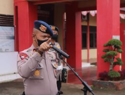 Pimpin Langsung Apel Pagi, Danyon Brimob Bone Sampaikan Beberapa Penekanan