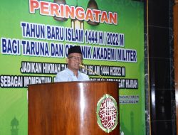 Peringati Tahun Baru 1444 Hijriyah, Kabintal Akmil Ajak Evaluasi Diri