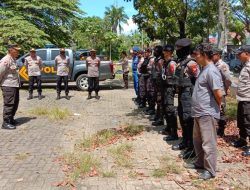 Kapolres Sinjai Minta Personelnya Kedepankan Humanis Jaga Demo BBM