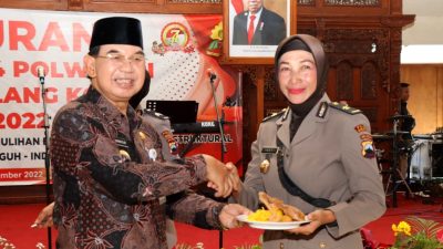 Acara Puncak Perayaan Hari Jadi Ke-74 Polwan RI Tingkat Polres Magelang Kota