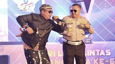 Abah Lala Meriahkan HUT Lalulintas di Mapolda Jateng