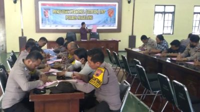 Syarat Naik Pangkat, 58 Personel Polres Magelang Ikuti Litpers
