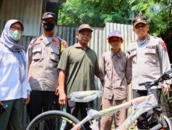 Muftiyasir Terima Bantuan Sepeda dari Polres Tegal Kota