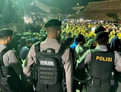 Polres Magelang Lakukan Pengamanan Pentas Topeng Ireng di Grabag