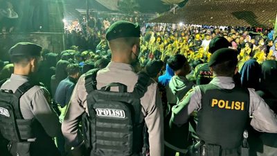 Polres Magelang Lakukan Pengamanan Pentas Topeng Ireng di Grabag