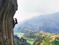 Inilah Watu Gribig Dieng, Lokasi Ajang Indonesia Climbing Festival Seri 2