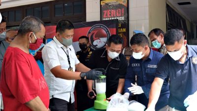 Ditresnarkoba Polda Jateng Musnahkan 3,4 Kg Sabu Barang Bukti Jaringan Internasional