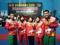 Medali Emas Sinjai Bertambah, Lima Medali Disumbang Cabor Yongmoodo