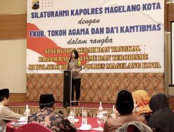 Tangkal Paham Radikalisme, Polres Magelang Kota Gelar Silaturahmi Dengan Tokoh Lintas Agama