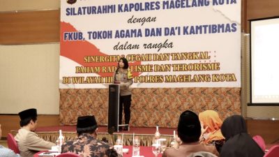 Tangkal Paham Radikalisme, Polres Magelang Kota Gelar Silaturahmi Dengan Tokoh Lintas Agama
