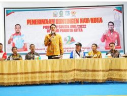 Kontingen Porprov Kabupaten Toraja Utara Sampai di Sinjai, Disambut Bupati ASA
