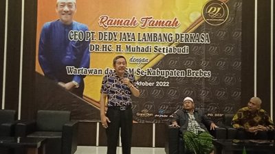 Gelar Silaturahmi Dengan Wartawan dan LSM, Ini Kata Pengusaha Brebes Muhadi