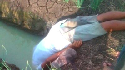Warga Desa Cipelem Digegerkan Penemuan Sesosok Mayat di Persawahan