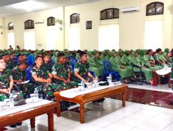 Prajurit dan Persit Yonarmed 11 Kostrad Terima Penyuluhan Hukum