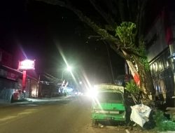 Mobil Rusak Terparkir di Bawah Pohon Mati Dikeluhkan Warga Karena Membahayakan