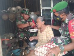 Wujud Kepedulian Kodim 1423/Soppeng Kepada Masyarakat Kurang Mampu