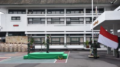Upacara Tujuhbelasan Bulan Oktober 2022 di Korem 072/Pamungkas