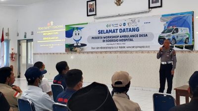 Bersama Soerojo Hospital, Sat Lantas Polres Magelang Gelar Workshop Bagi Pengemudi Ambulance Desa